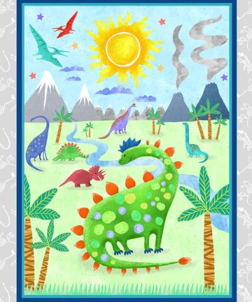 Dinosaur Kingdom 24" Panel