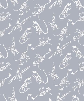 Dinosaur Kingdom Fossils Gray