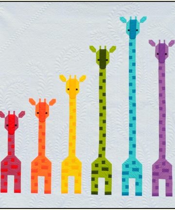 Giraffes in a Row / Quilt Pattern