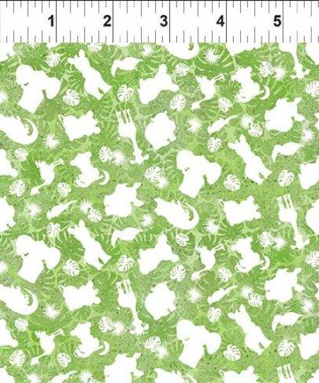Jungle Friends Animal Tonal Green