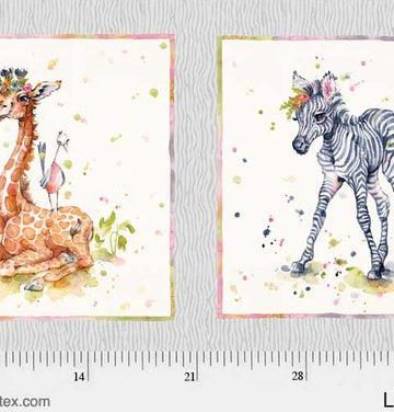 Little Darling Safari Animals Flowers